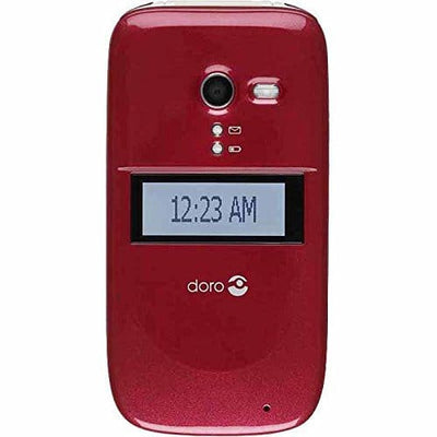 Consumer mobile Doro 626 Flip Cell-Phone - Burgandy - Unlocked - GS