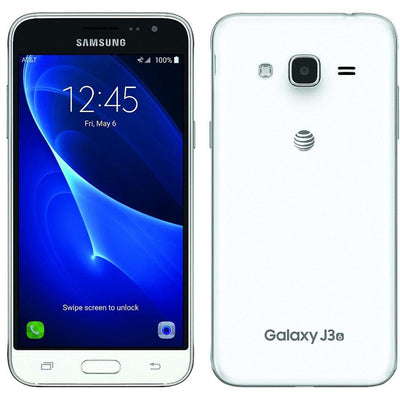 Samsung Galaxy J3 - 16 GB - White - AT&T - CDMA-GSM