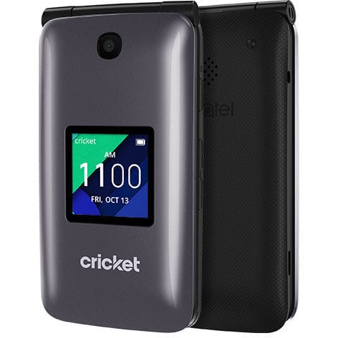 Alcatel QUICKFLIP - 4 GB - Silver - Cricket Wireless - GSM