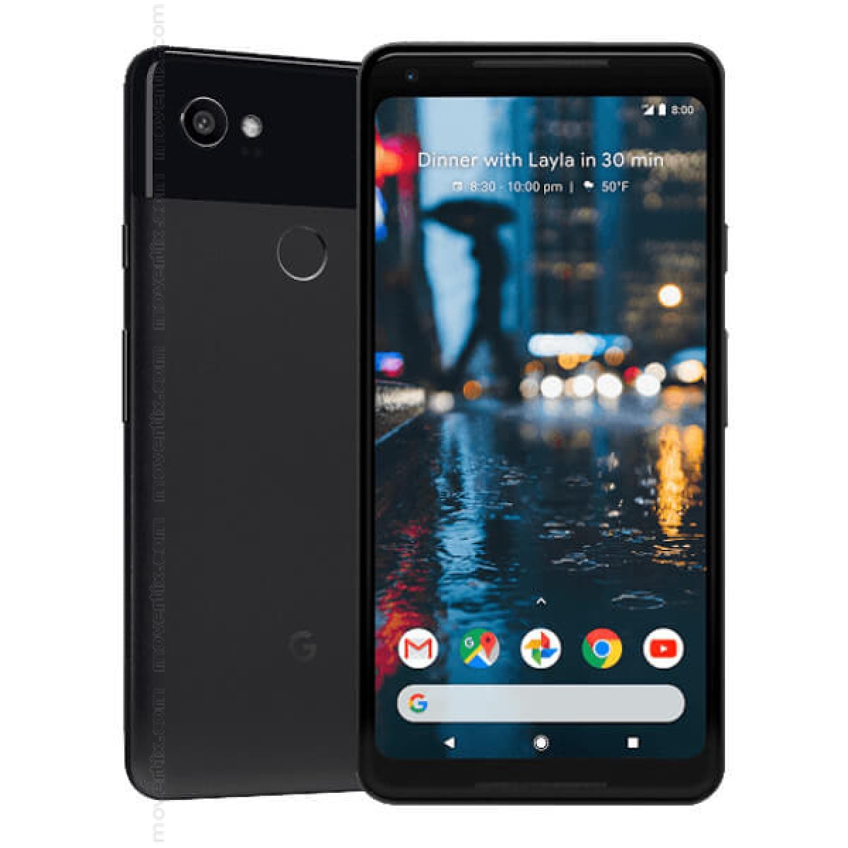 Google Pixel 2 XL GSM-Unlocked-CDMA - US Warranty (Just Black, 1