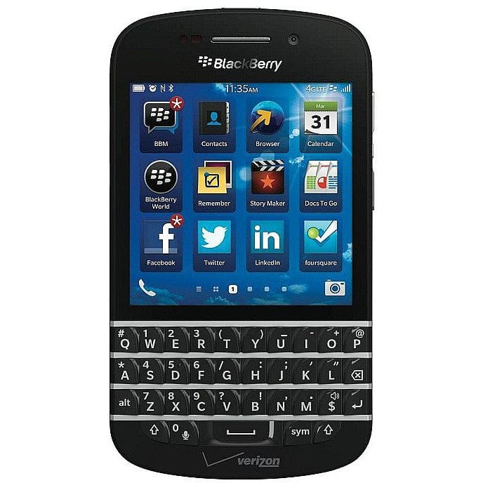 BlackBerry Q10 SmartCell-Phone - Black - Verizon Unlocked Wireless - LTE
