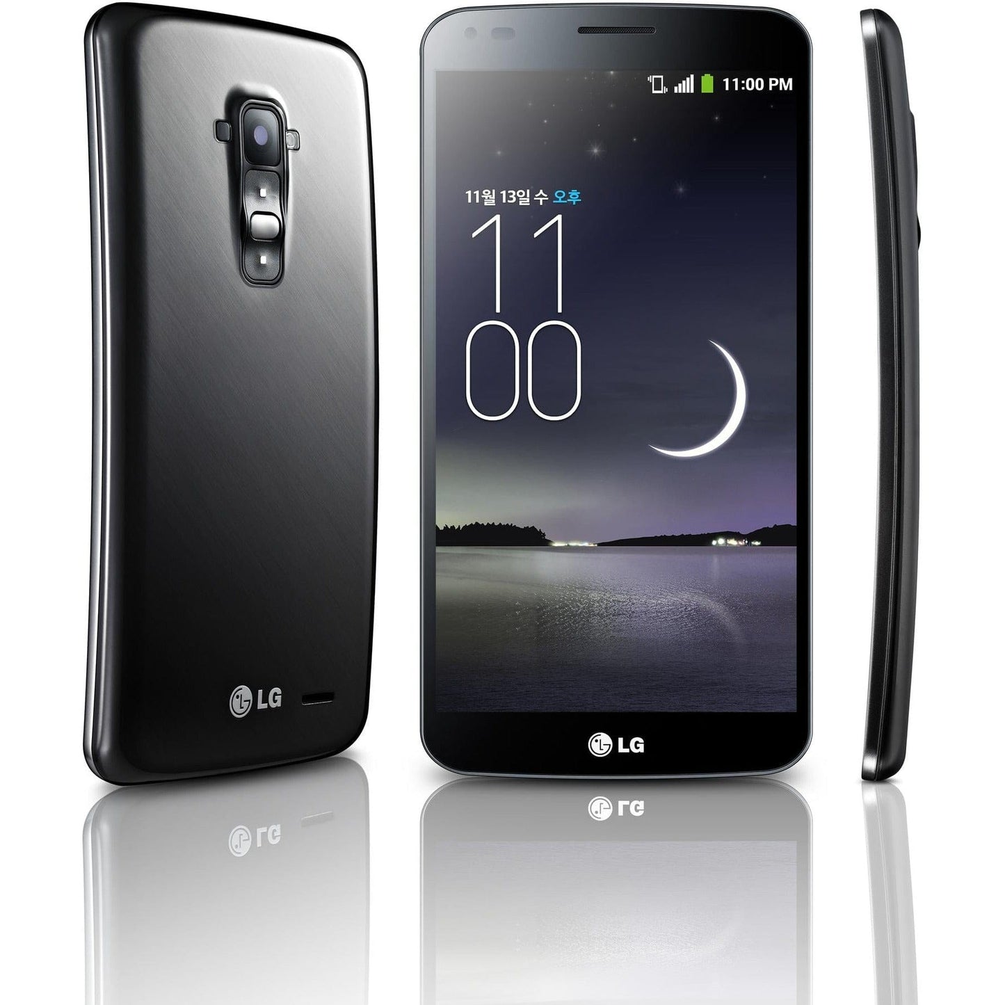 LG G Flex D950 Android Cell-Phone 32 GB - Titan silver Unlocked- GSM
