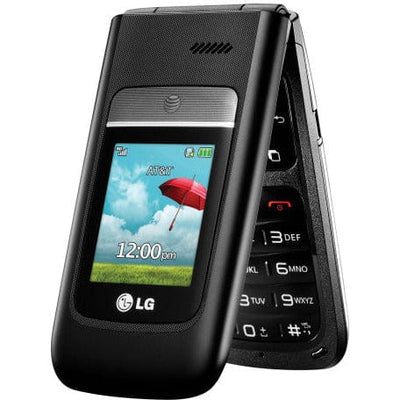 LG A380 Black (AT&T) mobile flip Mobile Cell-Phone, no return