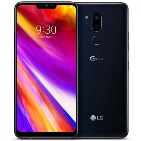 LG G7 ThinQ in Aurora Black with installment