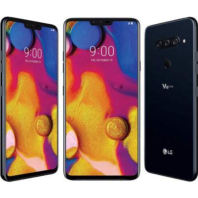 LG V40 ThinQ 64GB SmartCell-Phone (Unlocked, Aurora Black)