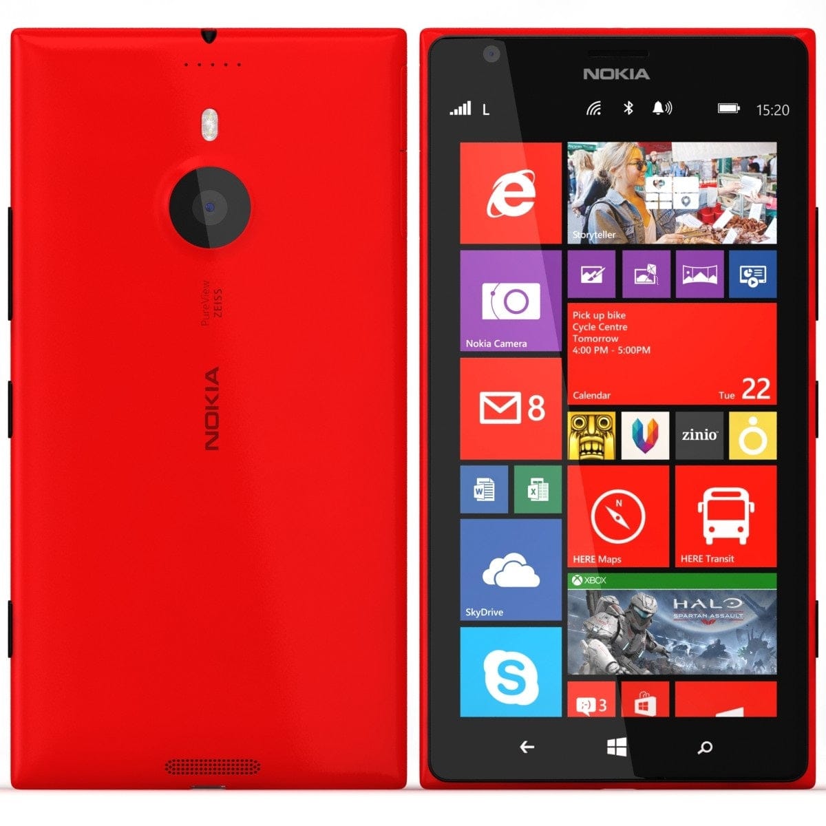 Nokia Lumia 1520 16GB GSM-Unlocked 4G LTE Windows 8 SmartCell-Phone w