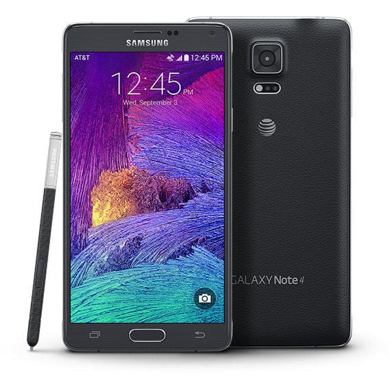 Samsung Galaxy Note 4 SM-N910A (AT&T) Blk-Wht 32GB - Defective-C