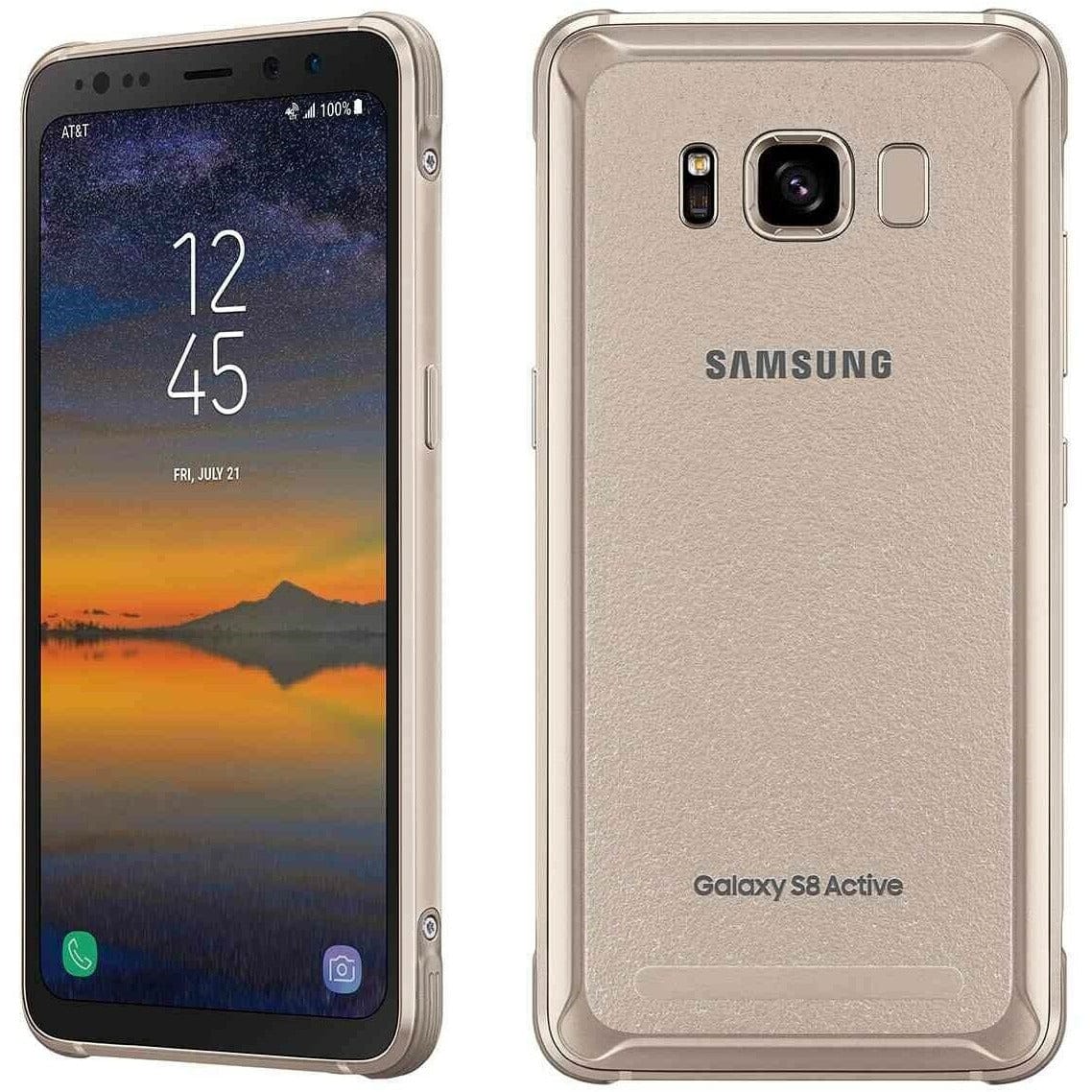 Samsung Galaxy S8 Active 64GB AT&T Locked Cell-Phone w- 12MP Camera -