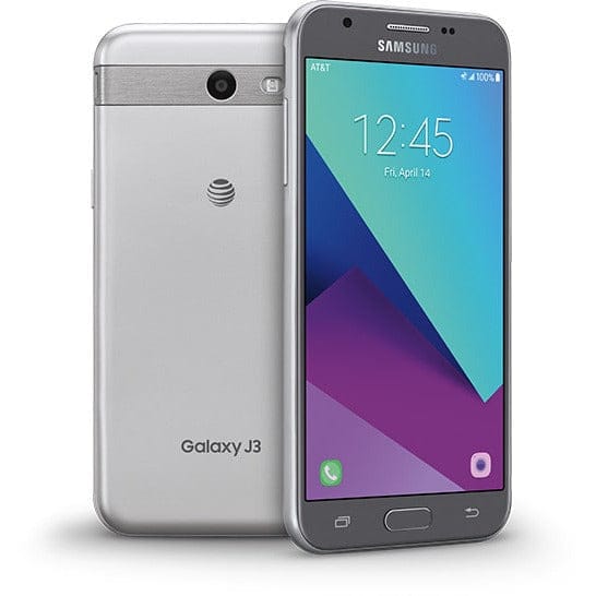 Samsung Galaxy J3 (2017) - 16 GB - Silver - AT&T - GSM