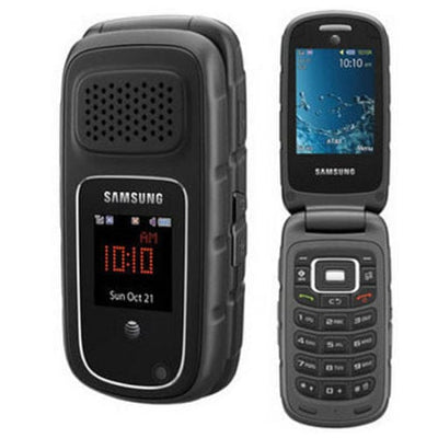 Samsung Rugby 3 A997 Unlocked-GSM Rugged Flip Cell-Phone - Gray-Black