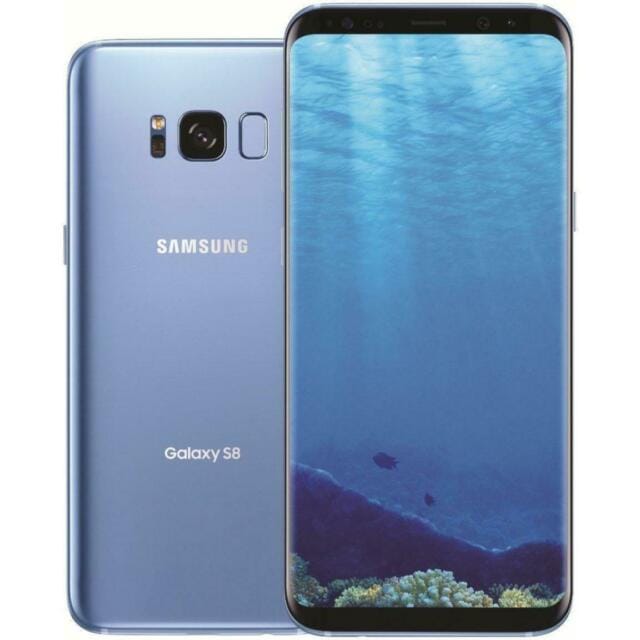Samsung Galaxy S8 - 64 GB - Coral Blue - Verizon Unlocked - CDMA-GSM