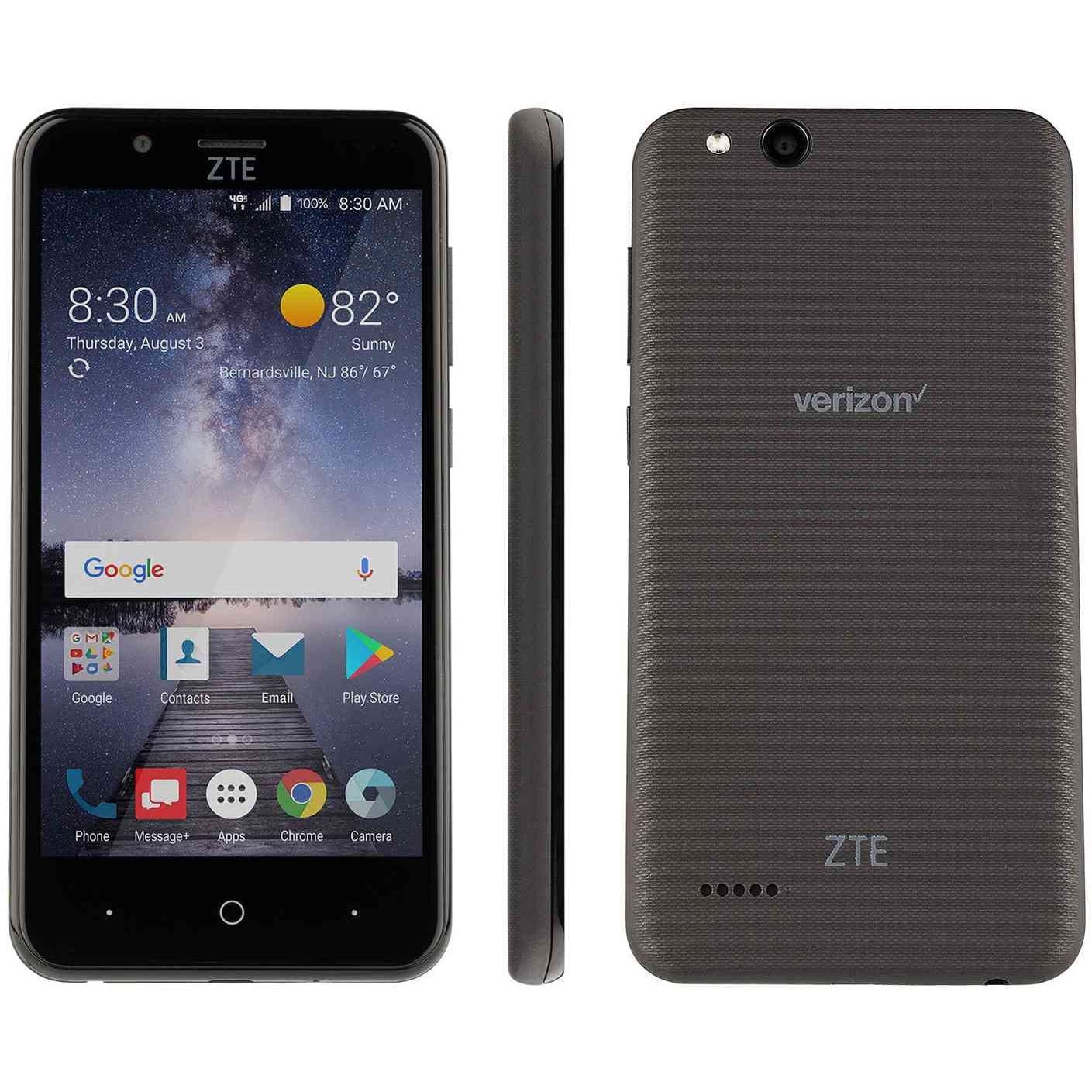 ZTE Blade Vantage - 16 GB - Black - Verizon Unlocked - GSM