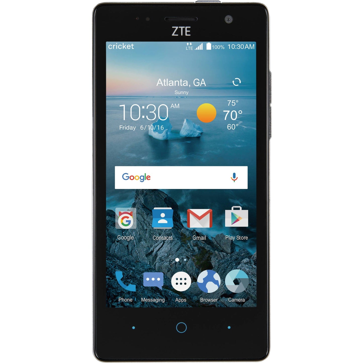 Cricket ZTE Fanfare 2 Prepaid SmartCell-Phone